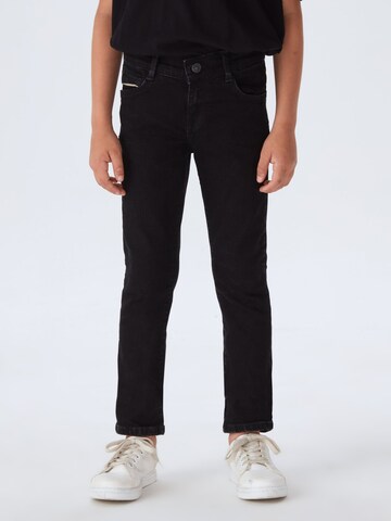 Slimfit Jeans 'Cooper' di LTB in nero: frontale