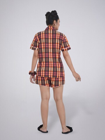 LEAFLETIC Pyjama‌‌‌‌‌‌‌‌ in Braun