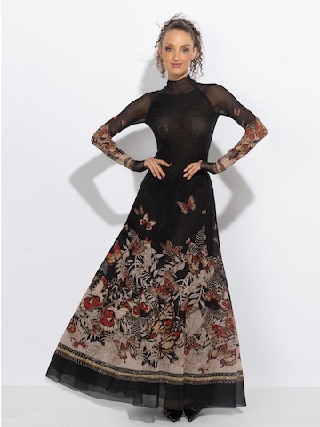 JIORO Kleid in Schwarz