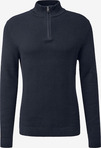 s.Oliver Pullover 'Basic' in Blau: Vorderseite