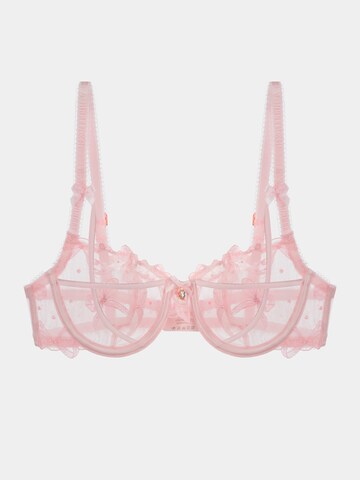 Balconcino Reggiseno 'Mirabella' di Gianna Bellucci in rosa: frontale