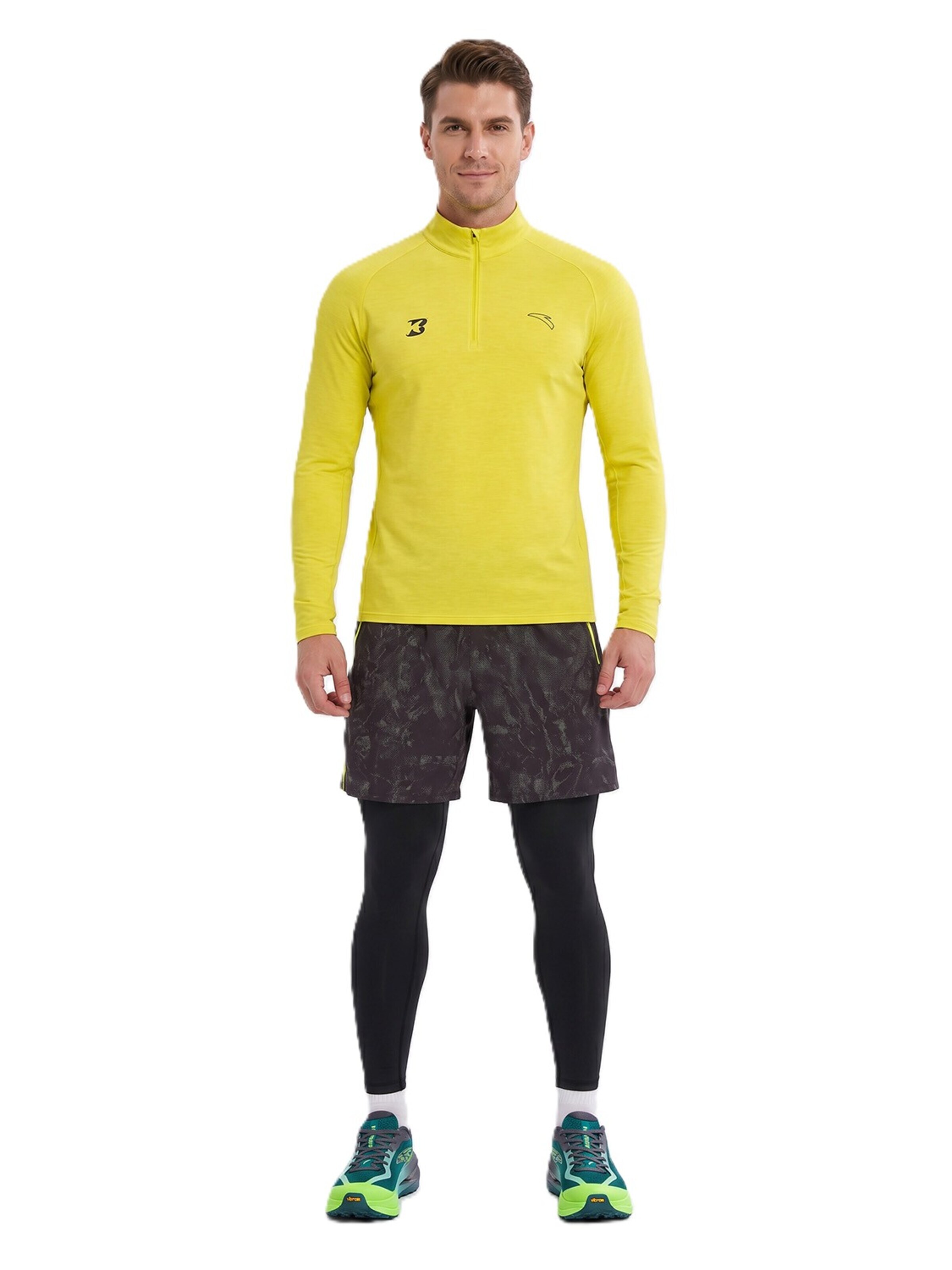 ANTA Sportpullover 'Anta Bekele Running LS Shirt'‌‌‌‌‌‌‌ in Gelb