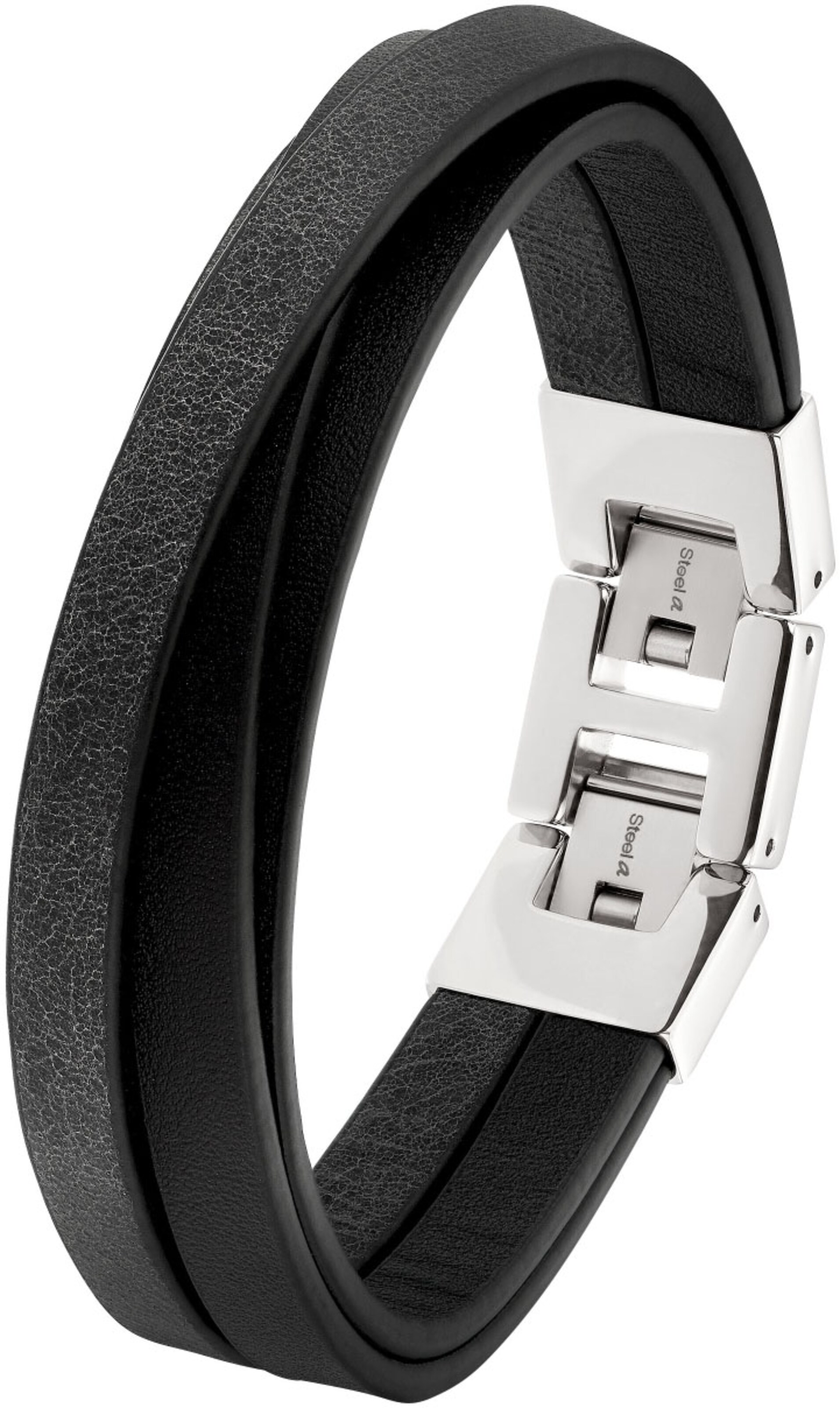 s.Oliver Armband in Schwarz: Vorderseite