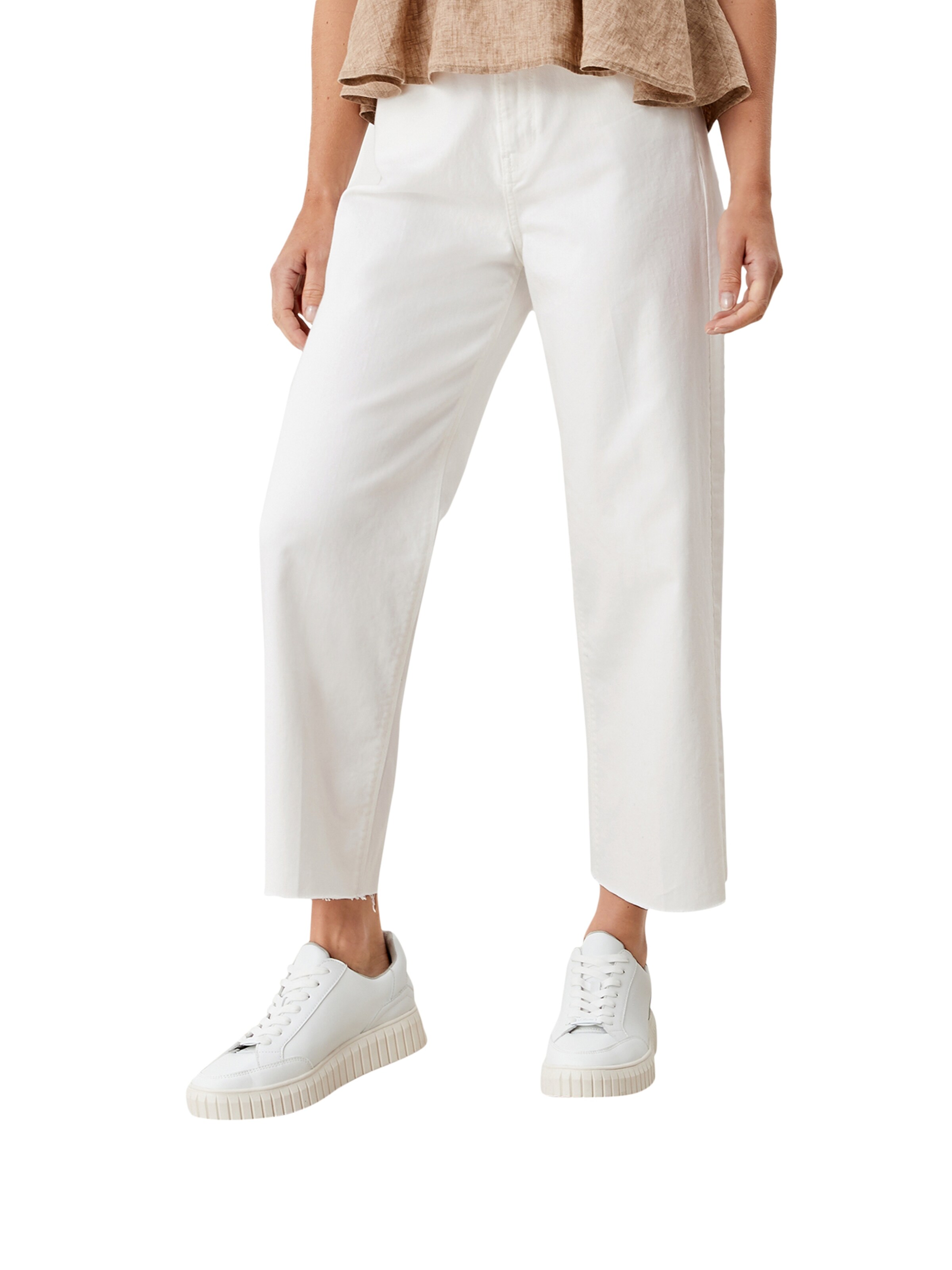 Wide Leg Jean s.Oliver en blanc : devant