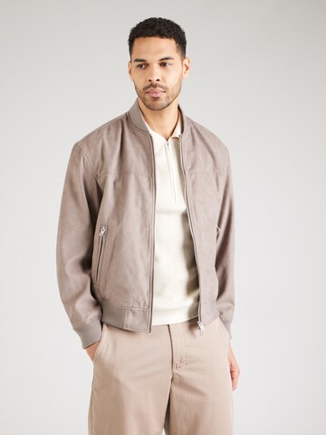 Jack & Jones Premium Between-season jacket 'JPRCCFRANK' in Brown: front