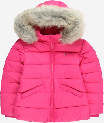 TOMMY HILFIGER Зимняя куртка в Ярко-розовый: спереди