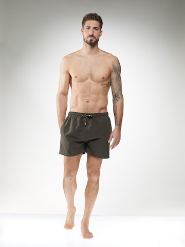 ABOUT YOU x Kevin Trapp Board Shorts 'MADDOX' in Green