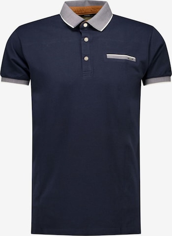 Deeluxe Shirt in Blau: Vorderseite