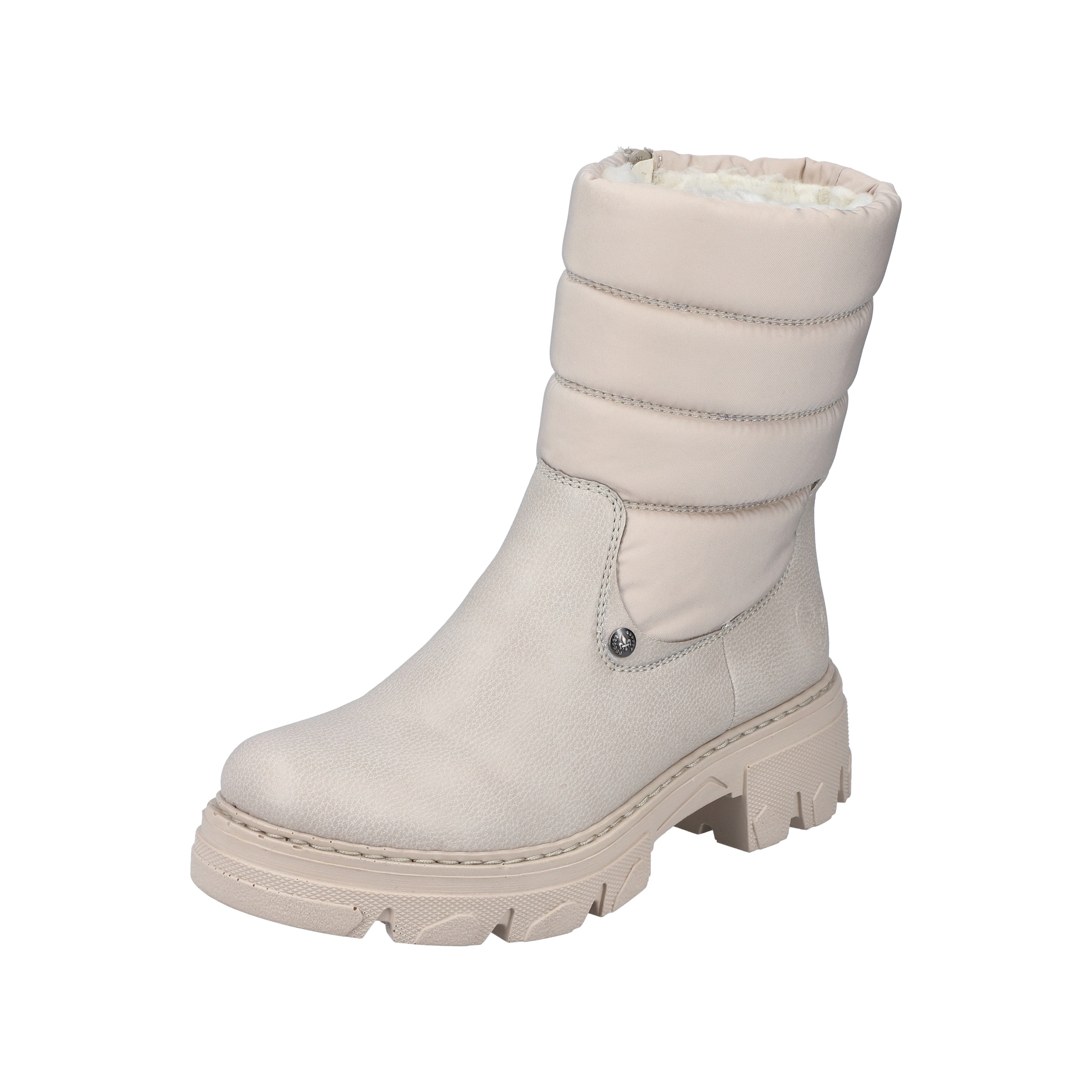 Bottines '74670' Rieker en beige : devant