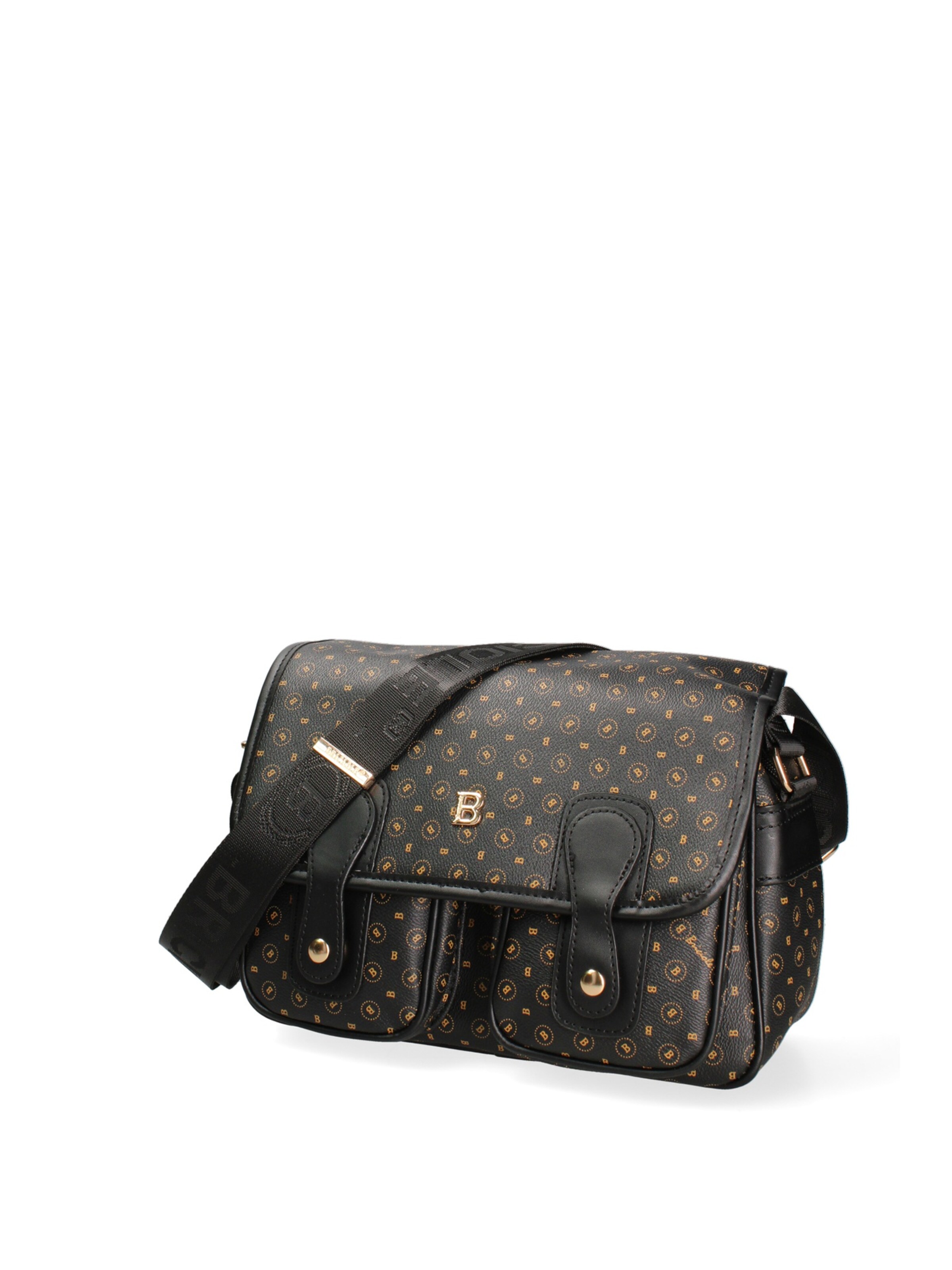 Briciole Schultertasche in Schwarz: Vorderseite