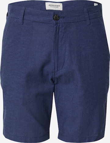 Pantalon chino 'JJPSTACE JJSUMMER' JACK & JONES en bleu : devant