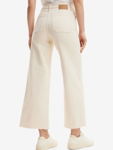 Wide leg Jeans di Desigual in bianco