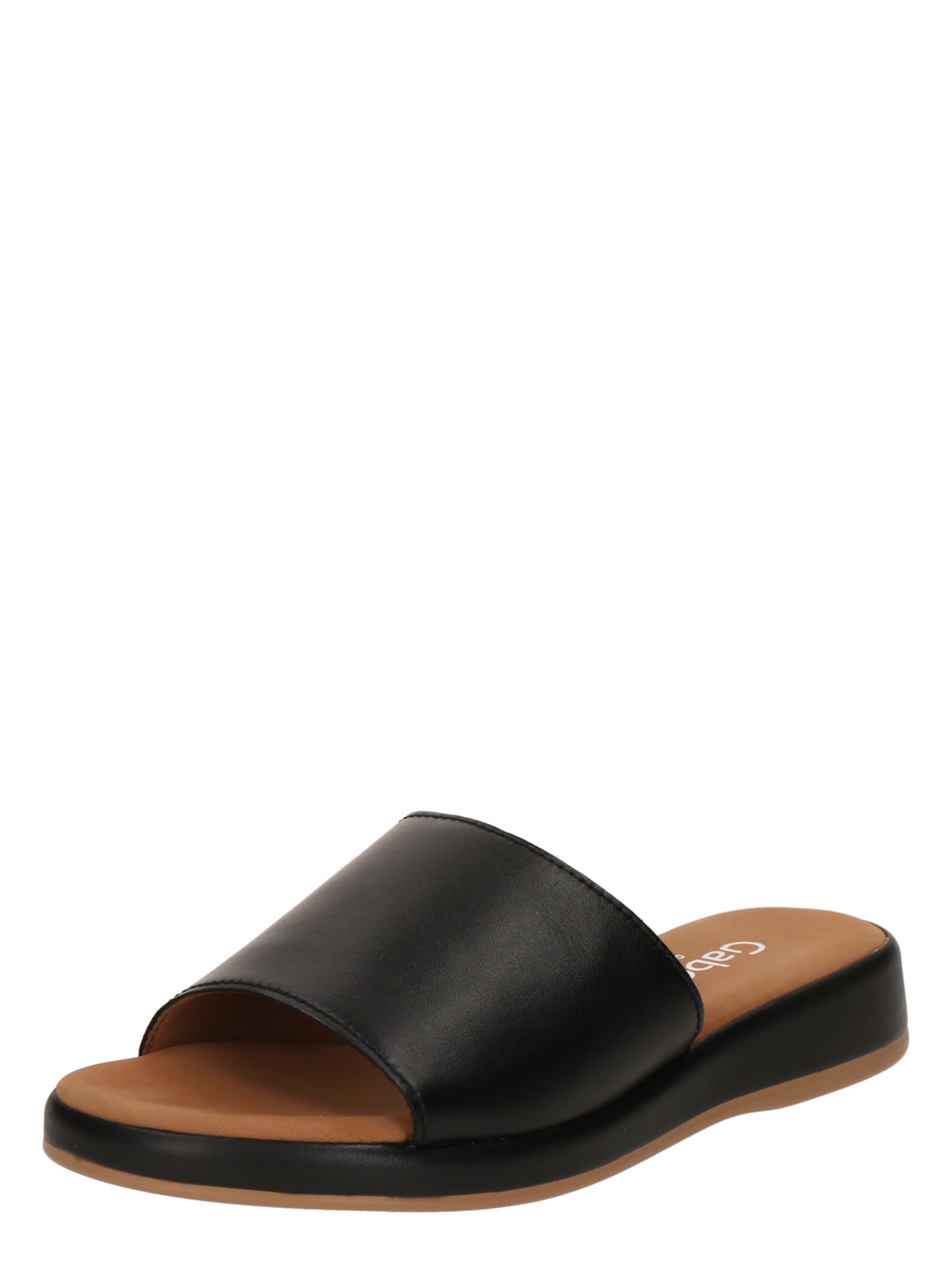 Mule GABOR en noir : devant