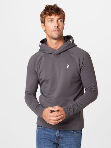 ODLO Athletic Sweatshirt 'Millennium' in Grey: front
