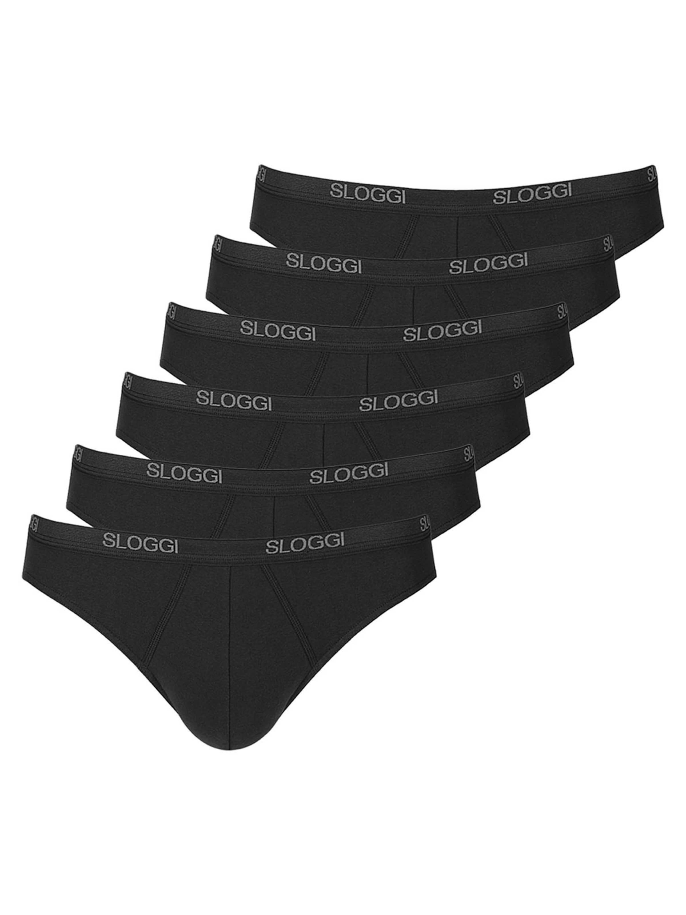 SLOGGI Slip 'Basic' in Schwarz: Vorderseite
