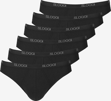 SLOGGI Slip 'Basic' in Schwarz: Vorderseite