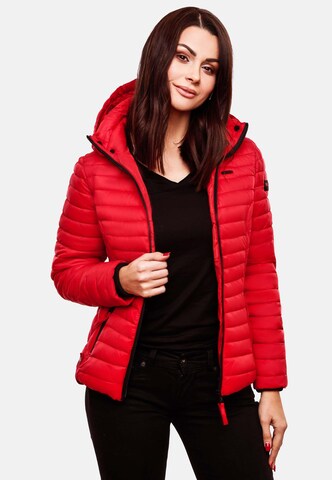 MARIKOO Between-season jacket 'Samtpfote' in Red