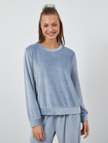 Koton Pajama Shirt in Blue: front