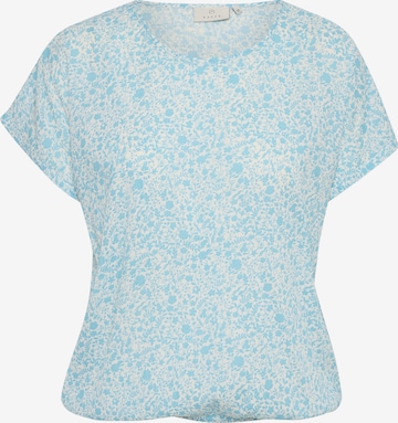 Kaffe - Blusa em azul: frente