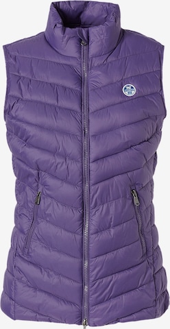 Gilet 'BAYONNE' North Sails en violet : devant