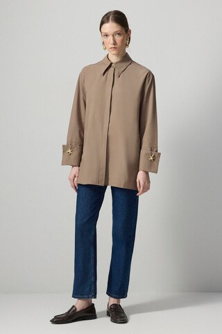 Touche Prive Blouse in Bruin