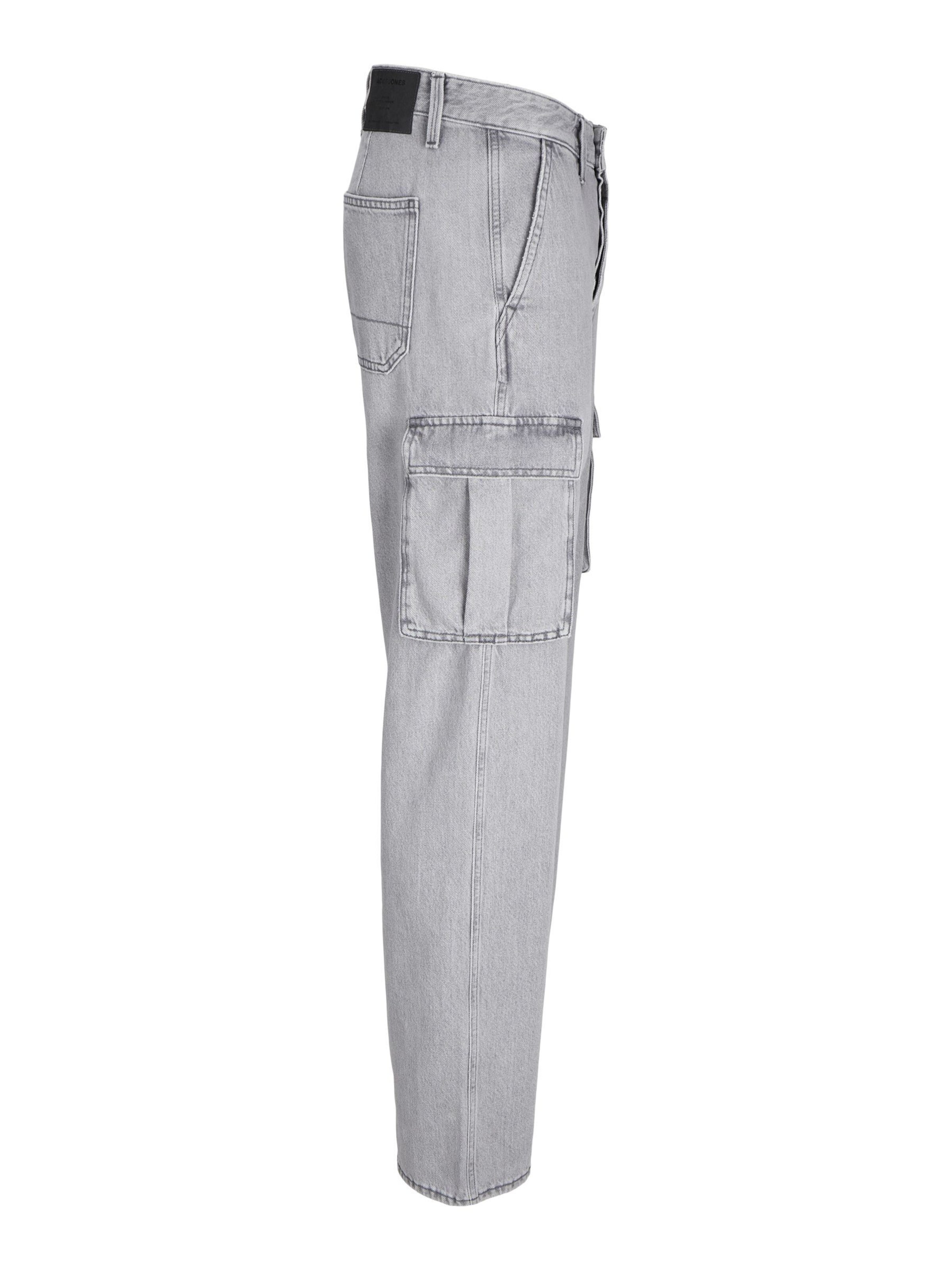 JACK & JONES - Loosefit Pantalón vaquero cargo 'ALEX' en gris