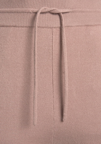 VIVANCE Regular Bundfaltenhose in Pink