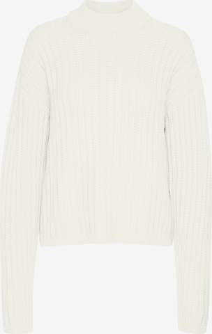 Pull-over 'KC Bess' Kaffe en blanc : devant