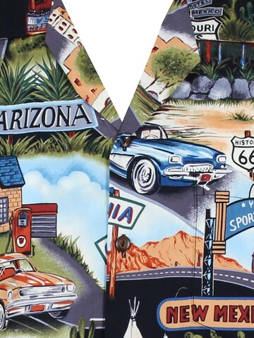 Pacific Legend Regular fit Button Up Shirt 'Breite Straße' in Grey