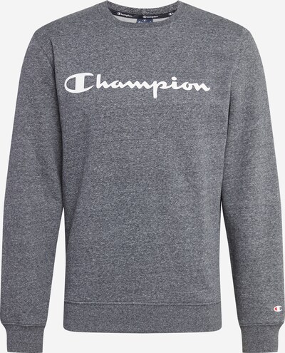 Champion Authentic Athletic Apparel Sweat-shirt en gris chiné / blanc, Vue avec produit