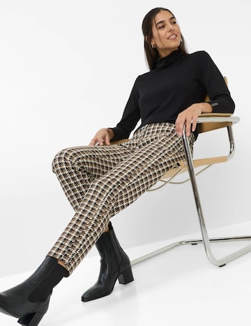 BRAX Slim fit Pants ' Maron S ' in Beige: front