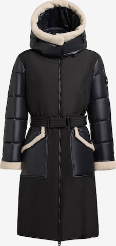 khujoZimski kaput 'Poppy' - crna boja: prednji dio