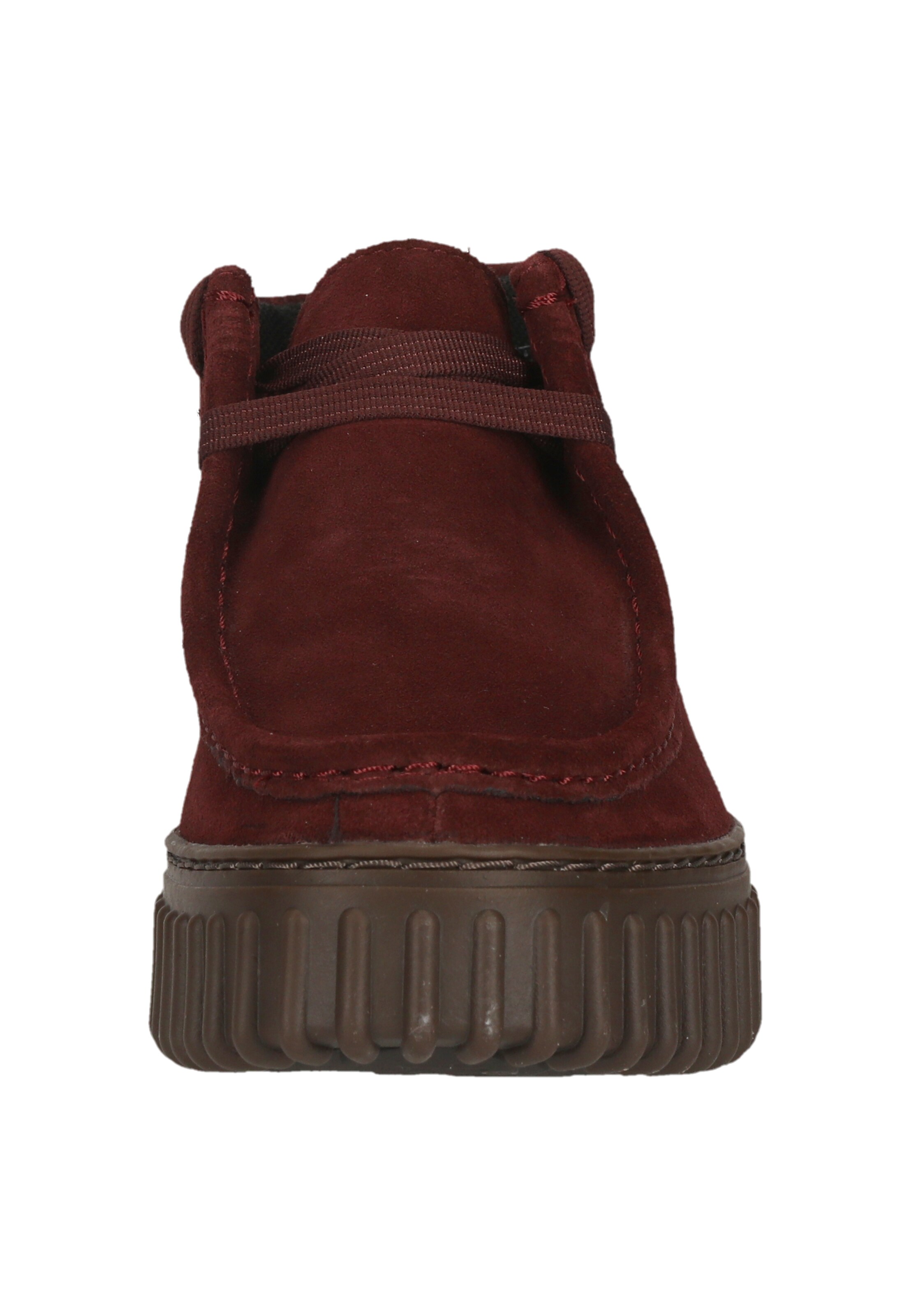CLARKS Lace-up boot 'Torhill Moss' in Red