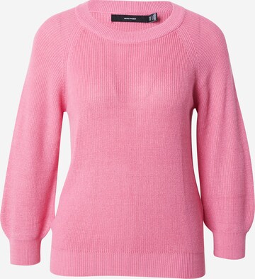 VERO MODA Sweater 'NEW LEX SUN' in Pink: front