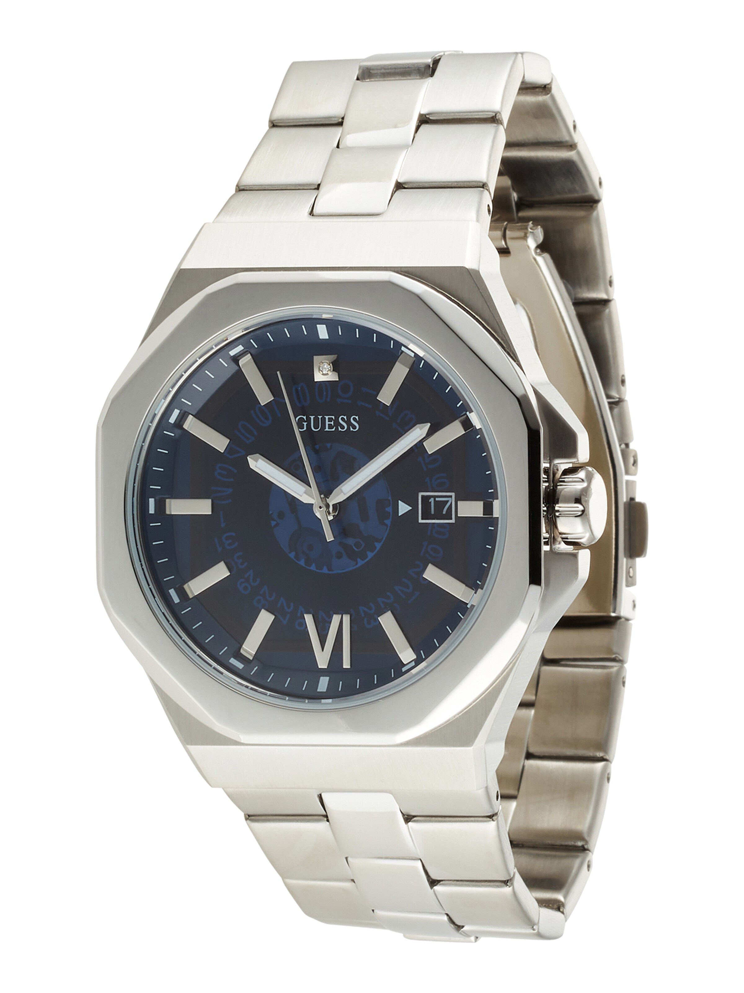 GUESS Uhr in Silber: Vorderseite