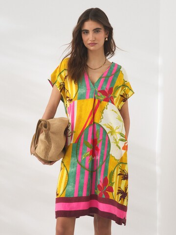 Robe d’été Next en jaune : devant