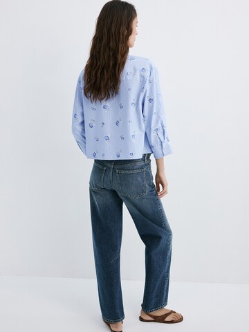 MANGO Bluse 'Florix' in Blau
