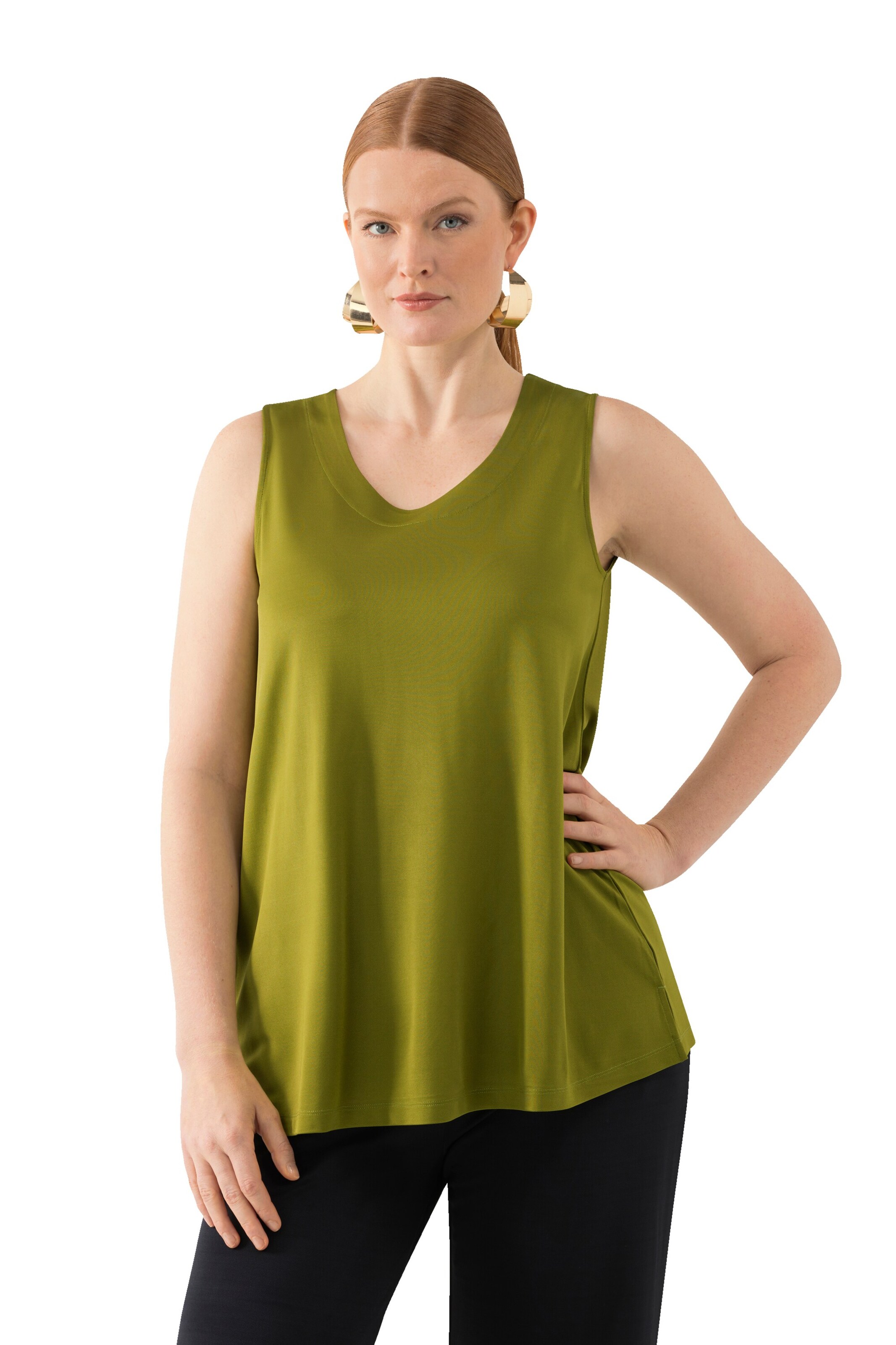 Ulla Popken Shirt in Green: front