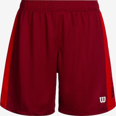 WILSON Pantalon de sport en rouge / blanc, Vue avec produit