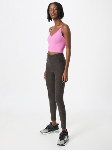 Casall Skinny Workout Pants in Grey