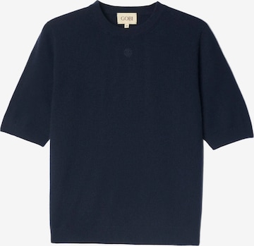 GOBI Cashmere Pullover in Blau: Vorderseite