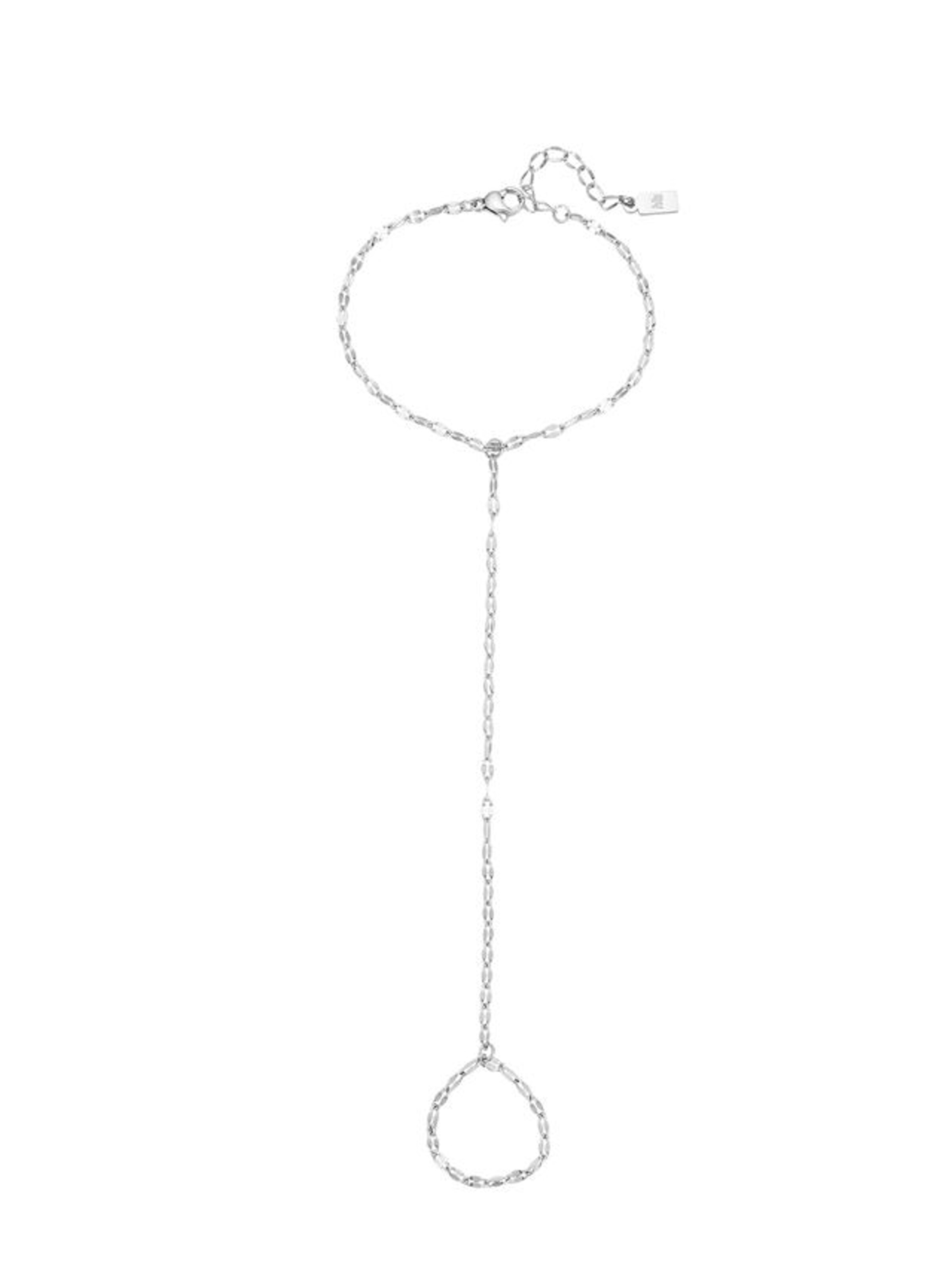 Hey Happiness Armband 'Hand Grace'‌‌‌‌‌‌ in Silber