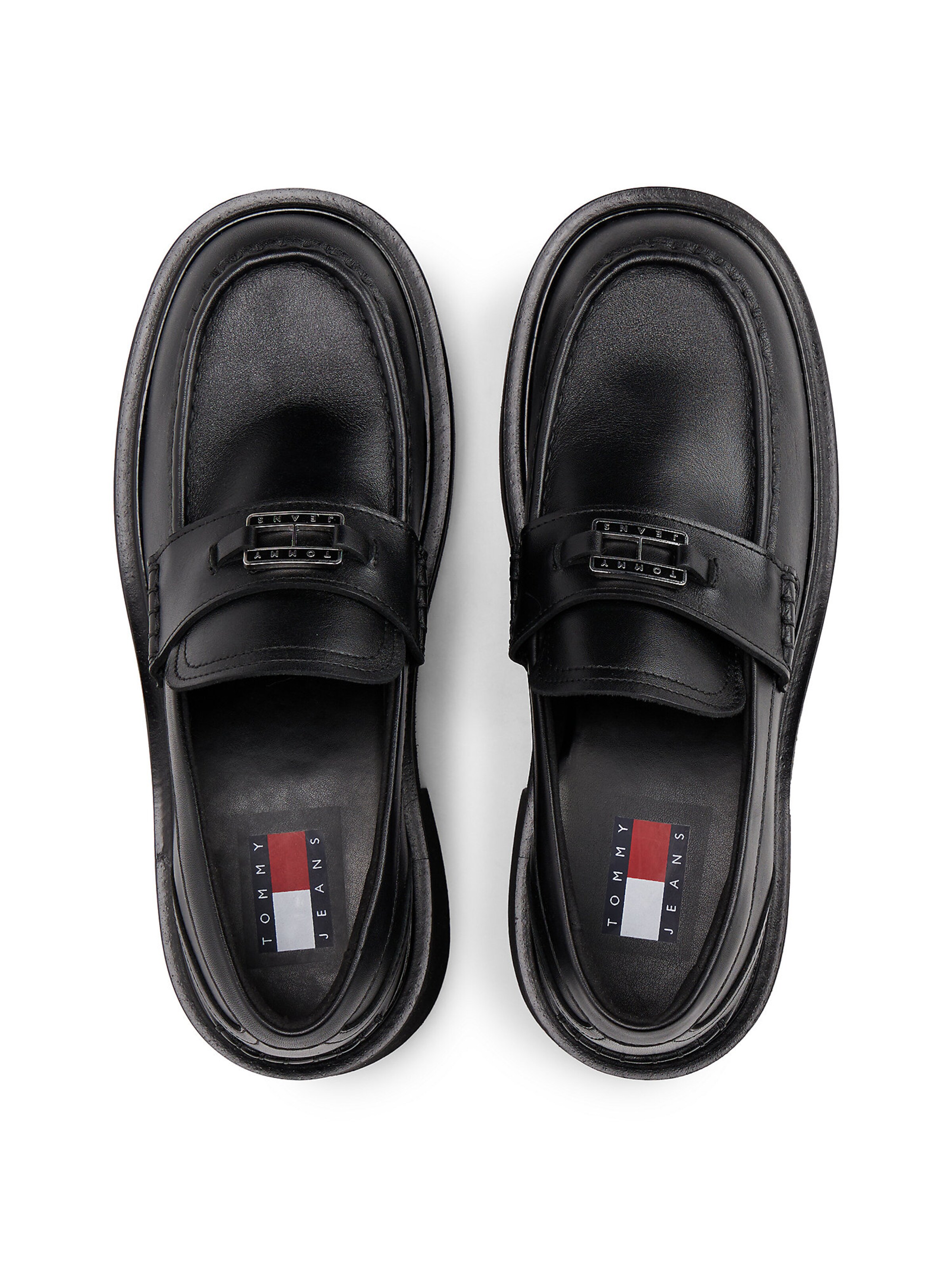 Tommy Jeans Slip-ons in Black