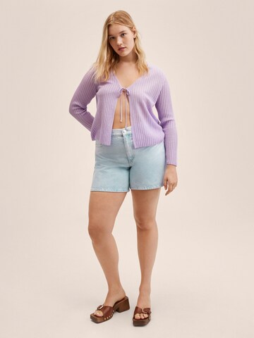 MANGO Regular Shorts 'ZAIDA' in Blau