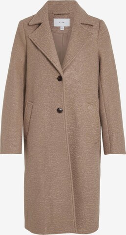 VILA Between-Seasons Coat in Brown: front