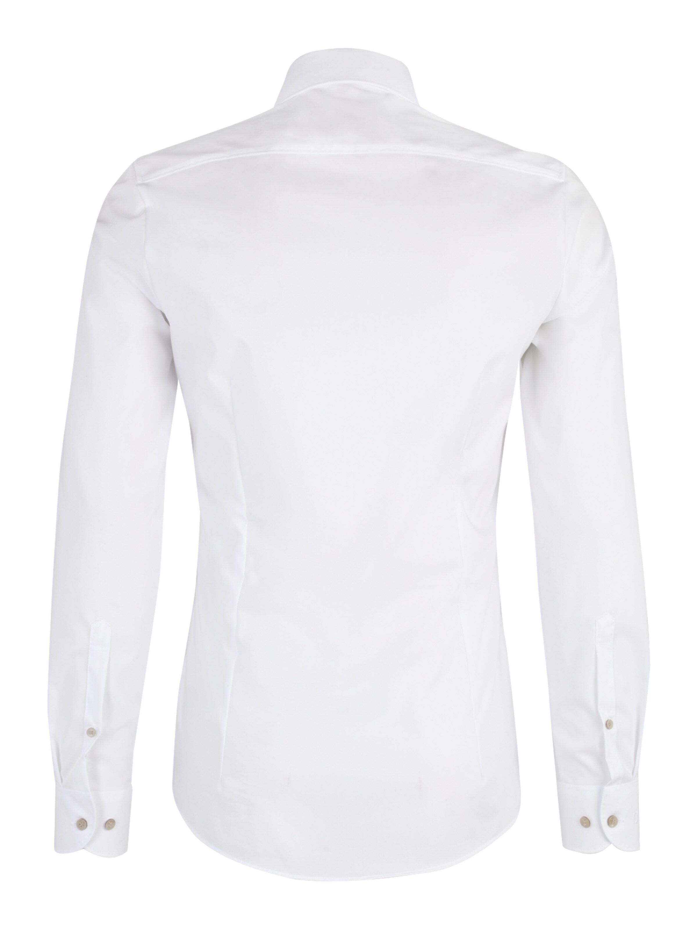 OLYMP Slim fit Businessskjorta i vit