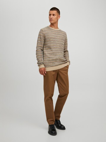 JACK & JONES Trui 'Flow' in Beige