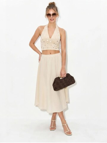 Jupe Bianco Lucci en beige