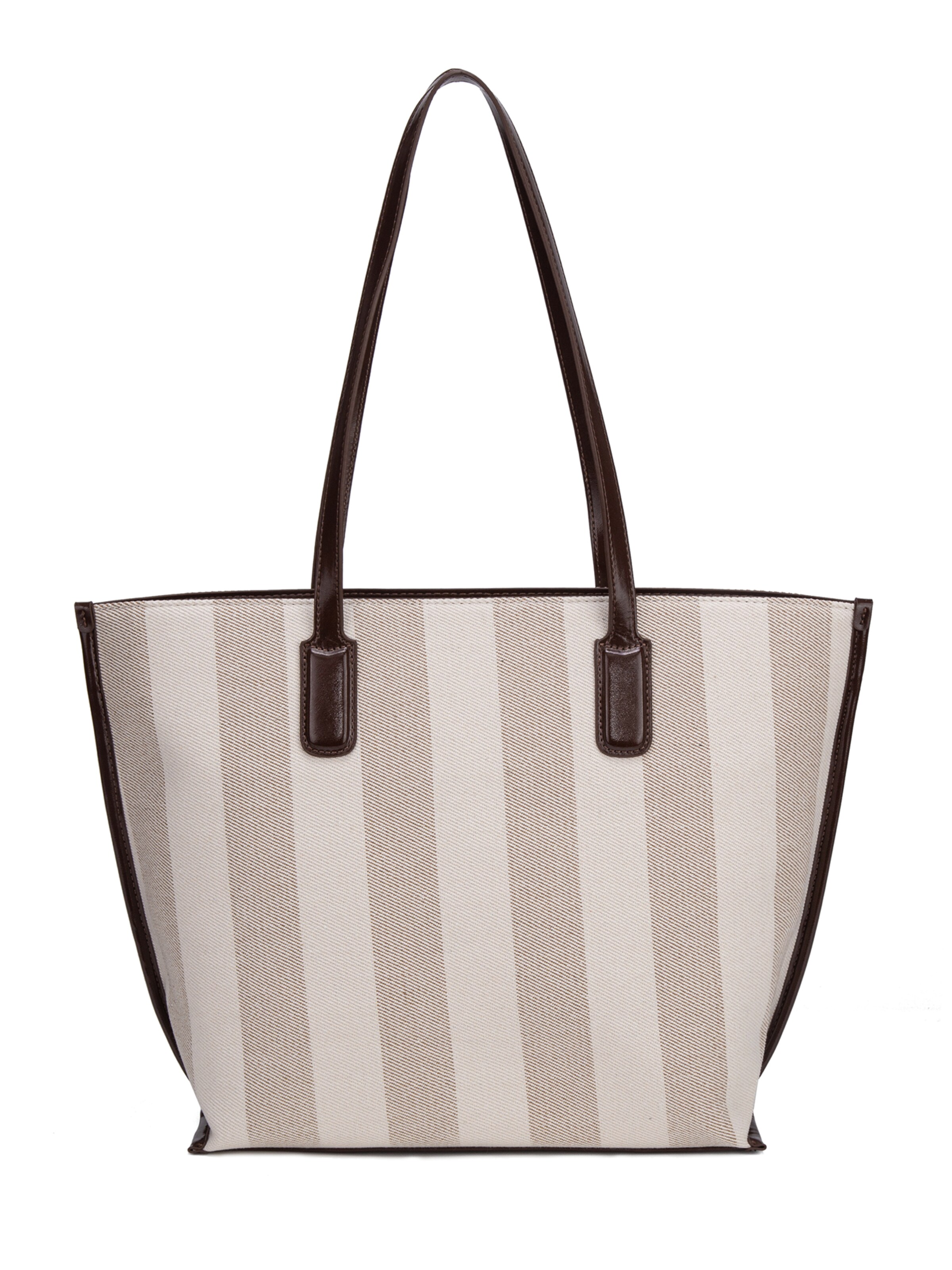 Shopper 'Borsa Shopper Donna Diana & Co Firenze - Righe e con Zip' di Diana&Co. in marrone