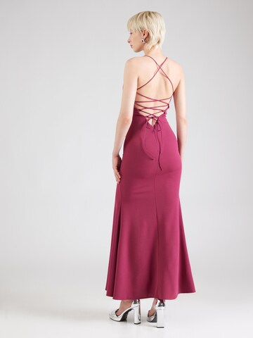 WAL G. - Vestido de noche 'ARGENTINE' en rojo